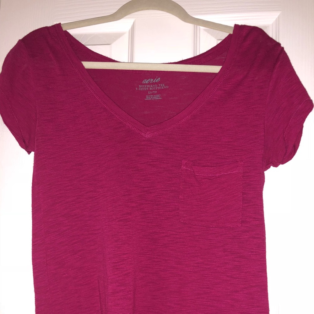 AERIE v-neck with pocket